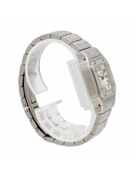 Cartier Santos Galbe SM Silver Dial Watch main image 9